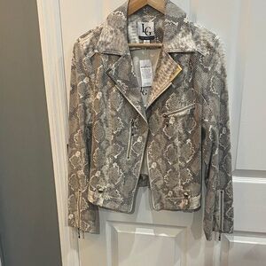 LG Women's Snake Print Jacket - Gray